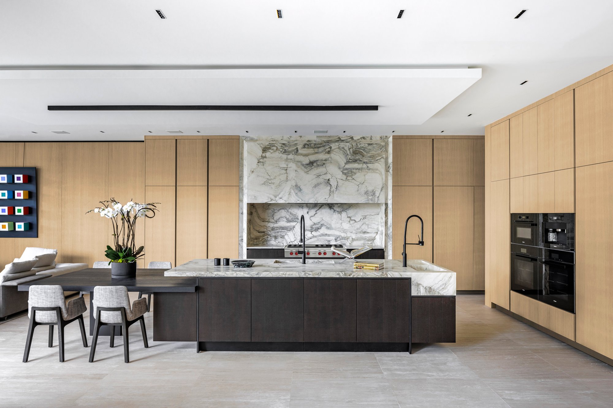 ITALKRAFT BATH LUXURY KITCHEN WOOD LUXURY ISLAND